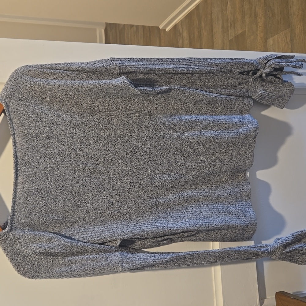 Lucky Brand Heather Gray Knit Top - Picture 5 of 9